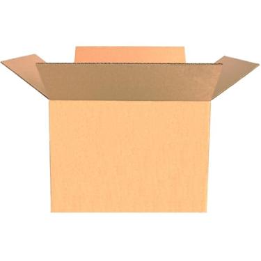 Imagem de Kit 5 Caixas de Papelão 37x29x27 Cesta Básica Personalizada (Sem Impressão)