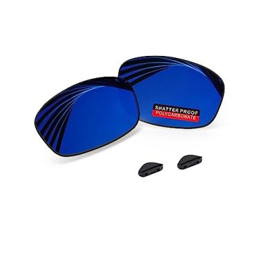 Imagem de iLikeo Lentes de reposição polarizadas de policarbonato PRO+ para óculos de sol Oakley Fives Squared OO9238 - azul safira