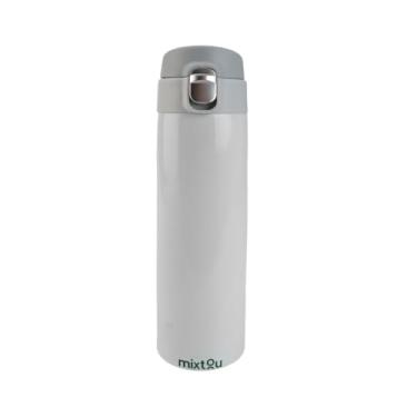 Imagem de Garrafa Térmica 480ml Água Suco Café Aço Inox, Branco