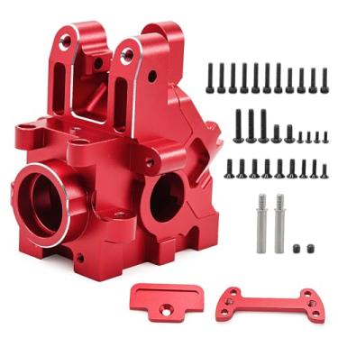 Imagem de Aluminum Gearbox Case Bulkhead Cover ARA310935 for Arrma 1/5 Kraton 8S Outcast 8S Upgrade Parts (Red)