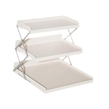 Imagem de IEUDNS Organizador de café Organizador de cafeteria Organizador de armazenamento multiuso rack de caneca de caneca de caneca de caneca prateleira para sala, Branco