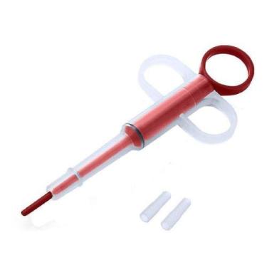 Imagem de Aplicador de Medicamento (Vermelho) - Bom Amigo Pet