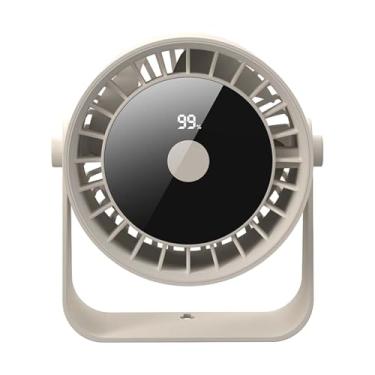 Imagem de Fenteer Fã de fã portátil de fã de fã de cozinha ao ar livre para desktop desktop ou fã de pendura de parede para o verão, Branco