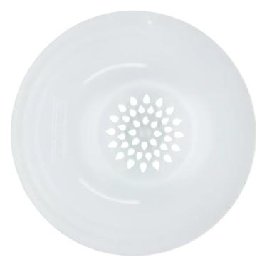 Imagem de Protetor para Ralo de Pia, Filtro Plástico Branco para Água Quente ou Fria