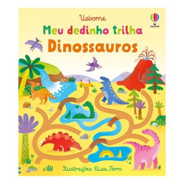 Imagem de Dinossauros e Jogos de Labirintos | Editora Usborne | Livro Infantil Cartonado