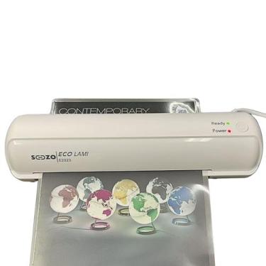 Imagem de Laminadora E Plastificadora A4 Sozo 500w Compact Branco 220V