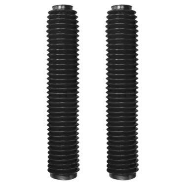 Imagem de Tongze Bota de choque de motocicleta de 60 mm, capa de garfo frontal de 15,5 cm a 36,1 cm de comprimento universal para Dirt Bike/Mini Bike/Pit Bike Amortecedor dianteiro (preto)