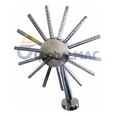 Imagem de Ducha Para Piscinas Palito 300mm De Diâmetro Feito Aço Inox