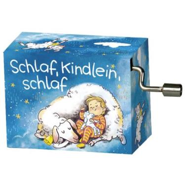 Imagem de Caixinha musical Fridolin Dorme, criançinha, dorme Caixa com motivo: o