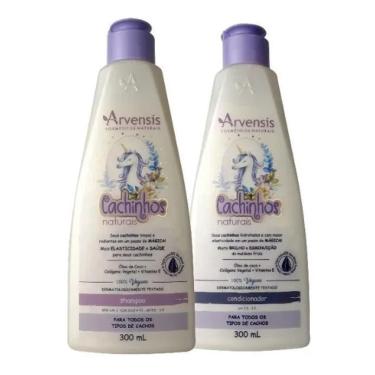 Imagem de Kit Infantil Cachinhos Arvensis Shampoo Condicionador 300Ml