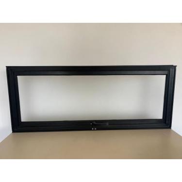 Imagem de Vitrô Maxim Ar A 50 x 100 L Alumínio Preto Sem Grade Com Vidro Mini Bo