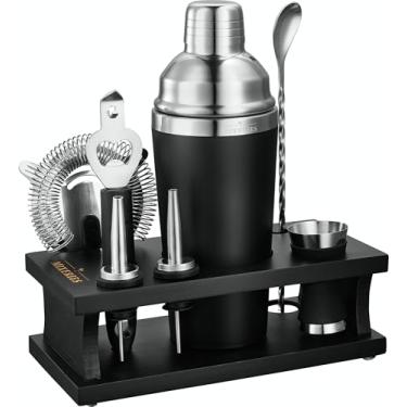 Imagem de Mixeries Kit De Barman Excellent Grip Mixology - Conjunto Misturador Bebidas Com Todos Os Acessórios Essenciais Para Bar Ferramentas Premium A Melhor Experiência Em Casa, Presentes Inauguração Casa