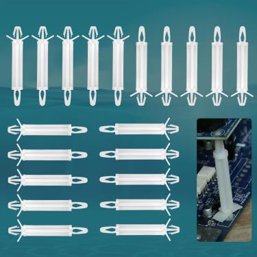 Imagem de Phlosiyz GLX-STDOFFPAK20 | Pacote com 20 suportes de exibição de plástico de nylon para placas de exibição principal GLX-PCB-RITE e GLX-PCB-DSP | Peças de reparo AquaRite
