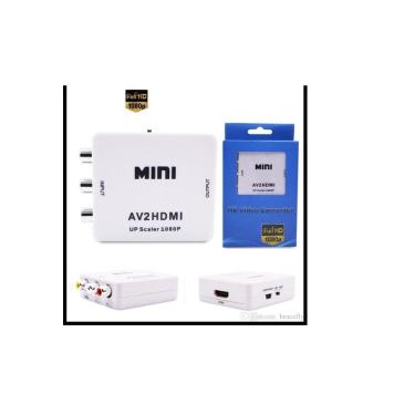 Imagem de Conversor AV2 para HDMI Mini, 1080p, Áudio L/R