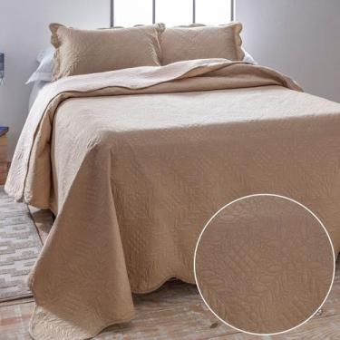 Imagem de Kit Colcha Queen Ultrasonic Dyuri Jolitex Cobre Leito Dupla Face 220x2