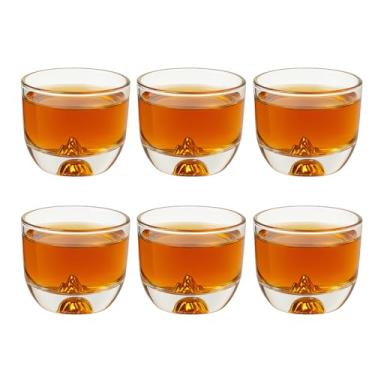 Imagem de CORIYA Conjunto de 6 copos de uísque à moda antiga copos de cristal Bourbon Scotch Cocktails Heavy Rocks Tumbler
