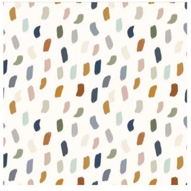 Imagem de Papel De Parede Bobinex Revoada - Mini Pinceladas Coloridas 4421