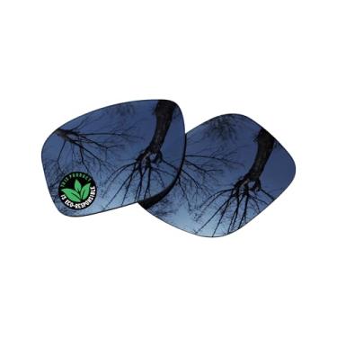 Imagem de Raydi Lentes de reposição de policarbonato para óculos de sol Ray-Ban Meta Wayfarer RW4006 50 mm - Espelho cromado preto - Polarizado