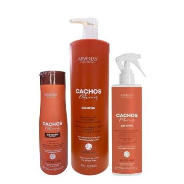 Imagem de Kit Arvensis Professional Cachos Naturais -Shampoo 1L + Co-Wash 300ml 