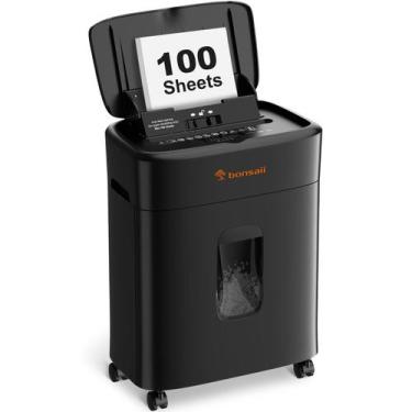 Imagem de Triturador de papel Bonsaii C231-D Micro-Cut 100 folhas P-4 16L