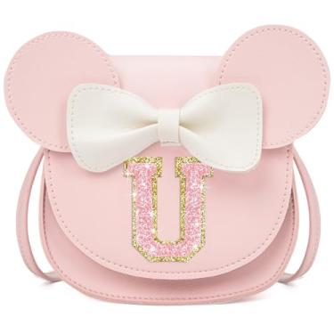 Imagem de OYLOLA Presentes de aniversário para meninas de 3, 4, 5, 6, 7 e 8 anos, bolsa infantil para meninas pequenas, presente para meninas, Rosa-rosa brilhante