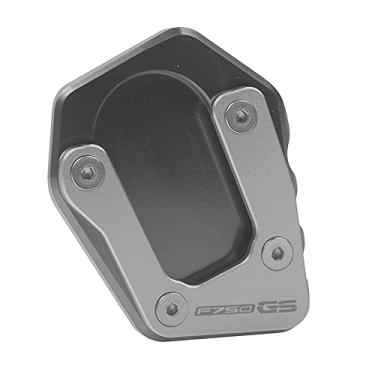 Imagem de Acc-Creativity Suporte de pé de motocicleta com ampliador lateral para placa de extensão compatível com BMW F850GS F750GS 2021 (F750GS, Titanium)