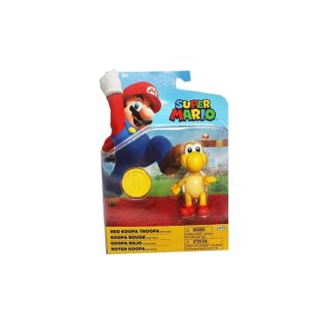 Imagem de Boneco red koopa troopa super mario 9 cm candide