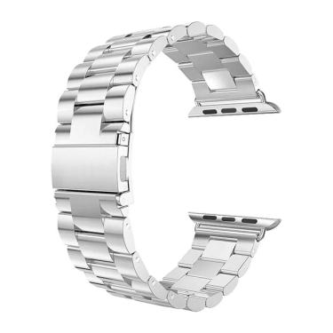 Imagem de Pulseira Aço Elos Relogio Smartwatch Inteligente Smartband