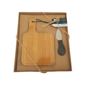 Imagem de Conjunto Para Queijo Bambu 2 Pçs