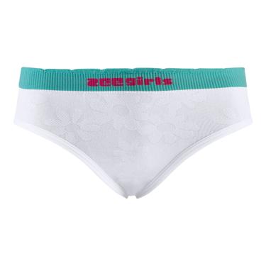 Imagem de Calcinha Tanga Jacquard Flores Brancas Sem Costura Zee Rucci  menina