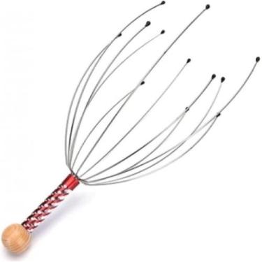 Imagem de Massageador De Cabeça / Capilar Cafune Com 12 Hastes Supermedy