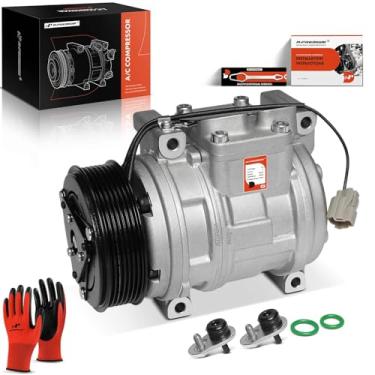 Imagem de A-Premium Compressor de ar condicionado AC com embreagem compatível com Honda CR-V CRV 2002 2003 2004 2005 2006, 2,4L