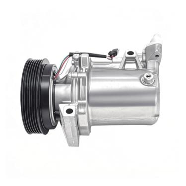 Imagem de Compressor de ar condicionado CR12SC compatível com Renault Fluence Logan Sandero II 8200816362 8201025121 92600A092B 926009154R 926004634R 926005154R