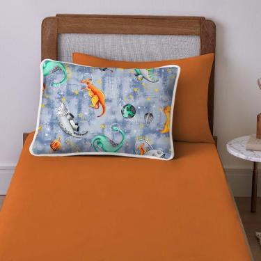 Imagem de Jogo de Cama Lençol Solteiro Mymo 2 Peças Dinossauro - 100% Algodão - 