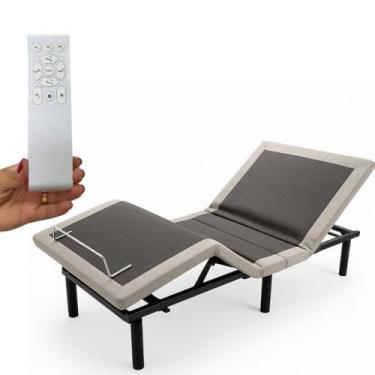 Imagem de Cama Articulada Motorizada 2 Movimentos Resistente 205 x 98 até 341kg Obeso Idoso Amputação