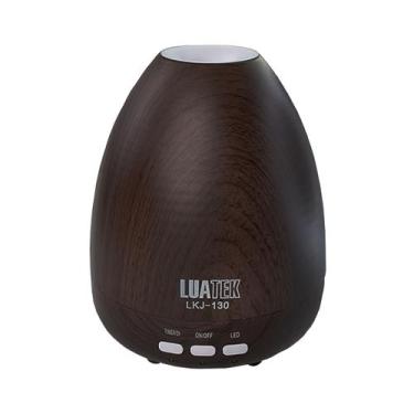 Imagem de Difusor Umidificador c/ Iluminação LED Colorida Timer 2h p/ Aromaterap