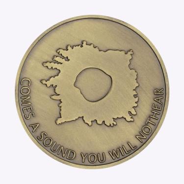 Imagem de Moeda de lembrança do atirador do exército dos Estados Unidos Moedas de desafio banhado a bronze de um lugar que você não verá medalhas comemorativas
