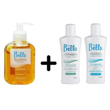 Imagem de Kit Pré e Pós Gel Camomila + Óleo + Loção Depil Bella Loção Pré  Óleo 
