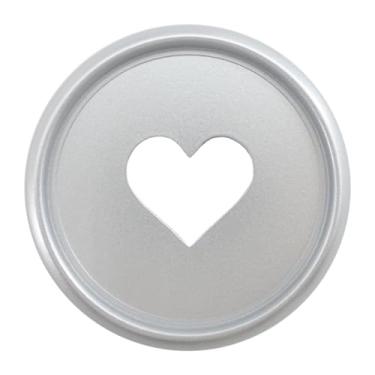 Imagem de ITSYHPRO 100 peças de anéis de plástico para fichário de coração de expansão de disco para agendas de cadernos faça-você-mesmo, material de volta às aulas (prata, 32 mm, 100 peças)