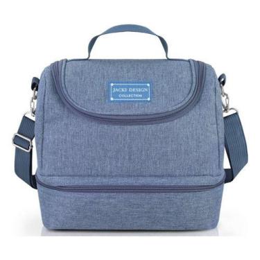 Imagem de Bolsa Térmica Duplo Compartimento Concept Joy Jacki Design, Azul Turqu