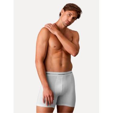 Imagem de Cueca Calvin Klein Underwear Trunk Modal Logo Branca 1UN, M/M