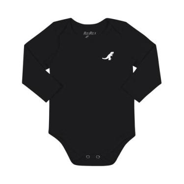 Imagem de Body Manga Longa ReiRex, M, Preto