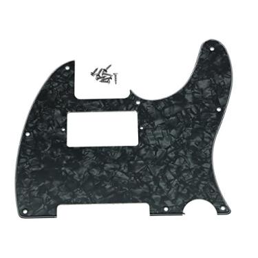 Imagem de KAISH Protetor de palheta Humbucker de 8 furos para guitarra dos EUA/Mexican Fender Telecaster Black Pearl