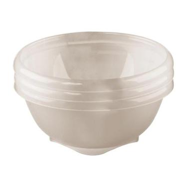 Imagem de Conjunto de 3 Potes de Sobremesa Bege Plástico Sanremo