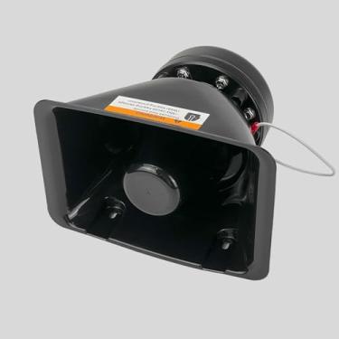 Imagem de Alto-falante de sirene de alto desempenho de 12 V 200 watts retangular PA de alto desempenho compatível com qualquer sistema de sirene de 100-200 Watt 100W 200W para carro de polícia, ambulância