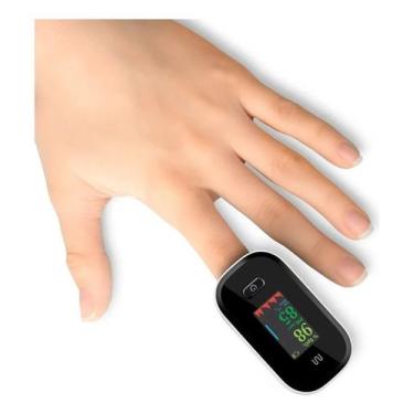 Imagem de Oxímetro De Dedo Digital Medidor De Saturação E Batimentos Cardíacos C