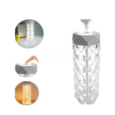Imagem de Umidificador de Cristal inteligente Aromatizador de Ar Luz Sofisticada