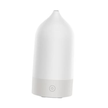 Imagem de WeiLaiKeQi Mini umidificador com desligamento automático e proteção silenciosa, portátil, com iluminação colorida, umidificador de ar para casa, escritório, Branco