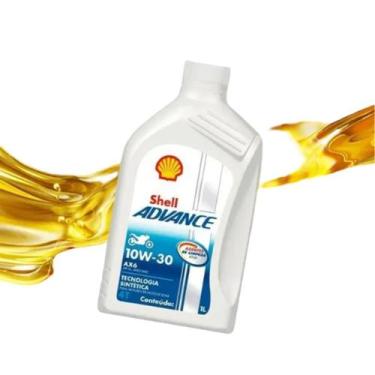 Imagem de Oleo para moto shell advance 4t ax6 10w-30 (sl/ma2)