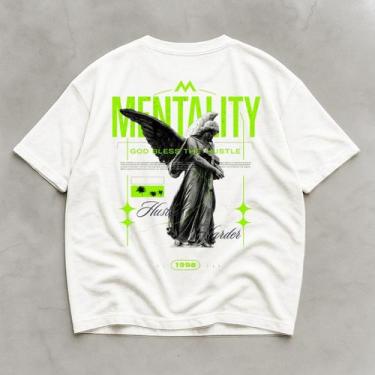 Imagem de Camiseta Masculina Oversized Streetwear Academia Mentality - Helvog, B